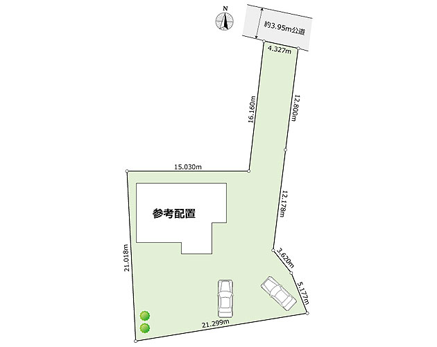 深谷市稲荷町1丁目 土地